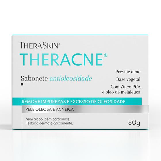 Imagem de TheraSkin Theracne Sabonete Antioleosidade Em Barra Pele Acneica 80g