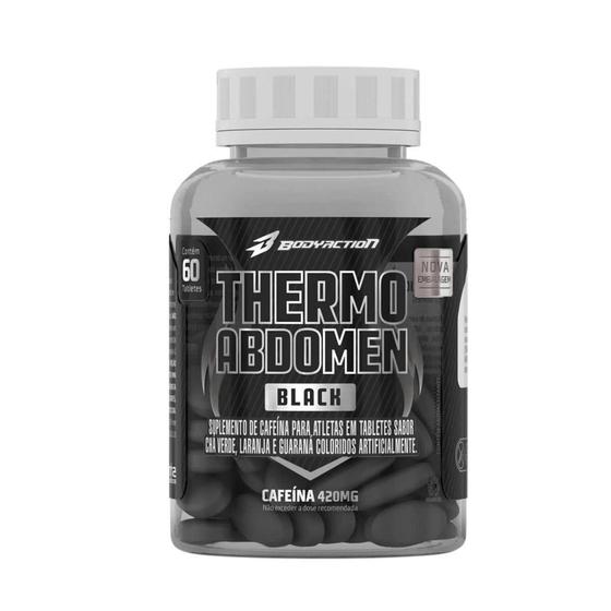 Imagem de Thermo Abdomen Black - 60 Comprimidos - BodyAction - Body Action