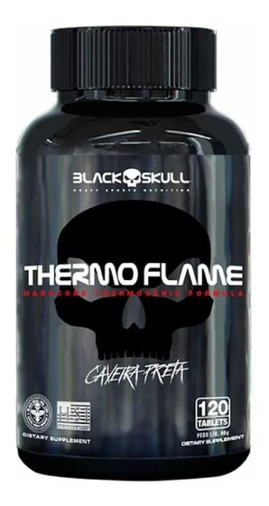 Thermo Flame 120 Cápsulas Termogênico Black Skull Menor preço em Thermo Flame 120 Cápsulas Termogênico Black Skull