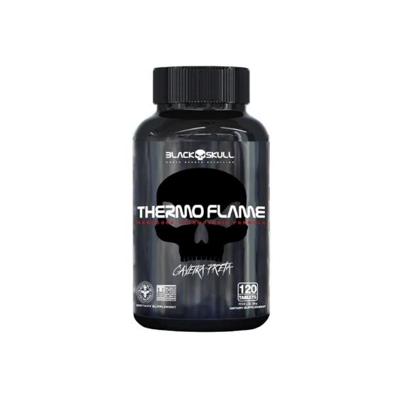 Thermo Flame - 60 Cápsulas - Black Skull Menor preço em Thermo Flame - 60 Cápsulas - Black Skull