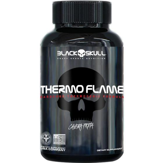 Imagem de Thermo Flame 60 Tabletes Black Skull Caveira Preta