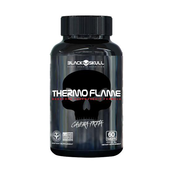 Imagem de Thermo Flame  Suplemento Termogênico (Escolha sua Quantidade)  Black Skull