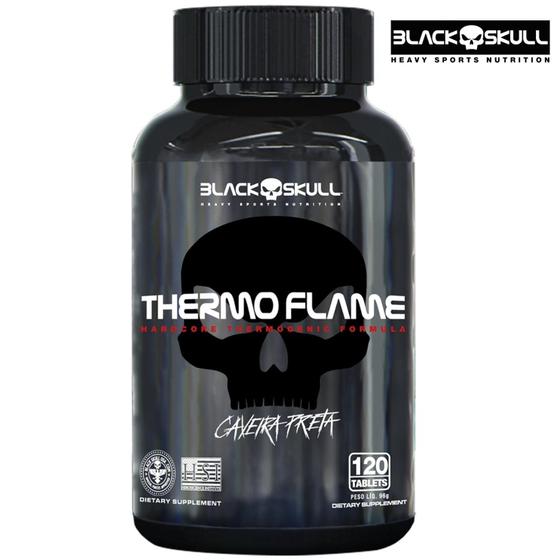 Imagem de Thermo Flame Termogênico - 120 Tabletes Black Skull