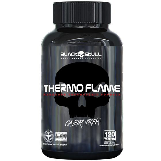 Imagem de Thermo Flame Termogênico - 120 Tabletes Black Skull