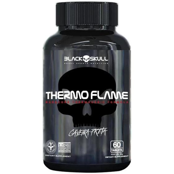 Imagem de Thermo Flame Termogênico Cafeína Black Skull - Melhor desempenho