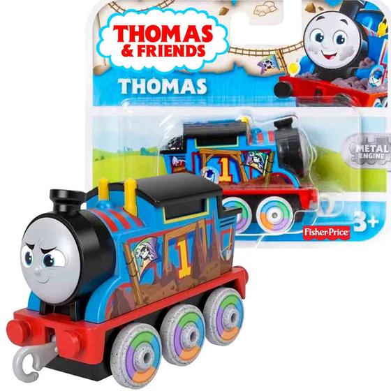 Imagem de Thomas e Amigos - Mini Locomotiva Divertida Metal e Plástico - Fisher Price