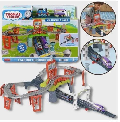 Imagem de Thomas Kana e Seus Amigos Playset Corrida Pela Taça - Mattel - Fisher Price