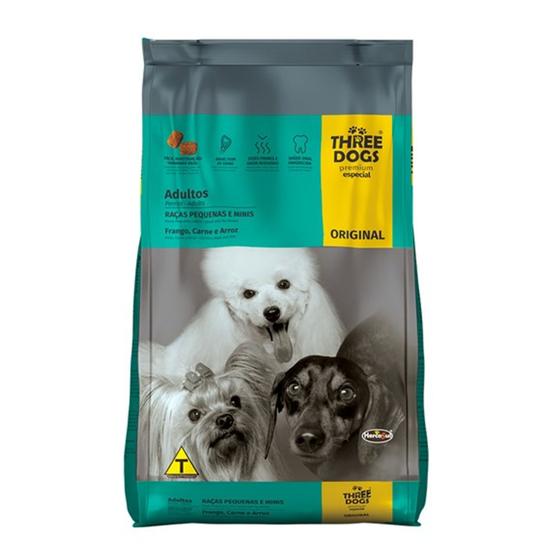 Imagem de Three Dogs Original adulto raças pequenas e mini 10,1 kg 