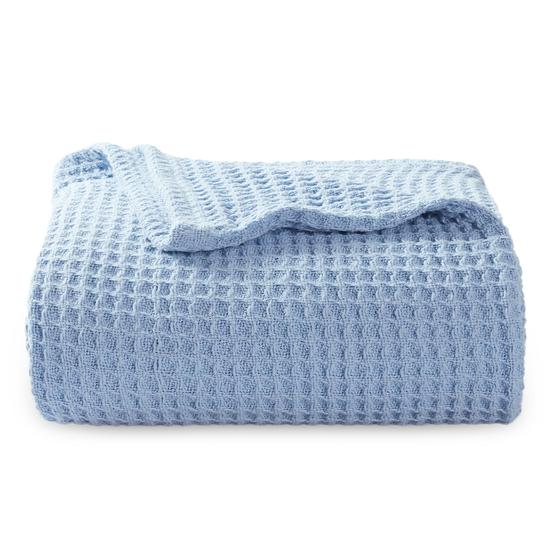 Imagem de Throw Blanket Bedsure 100% algodão Waffle Weave 130 x 180 cm