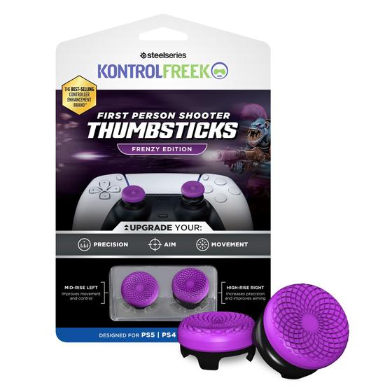 Imagem de Thumbsticks KontrolFreek FPS Freek Frenzy para PS5/PS4 roxos