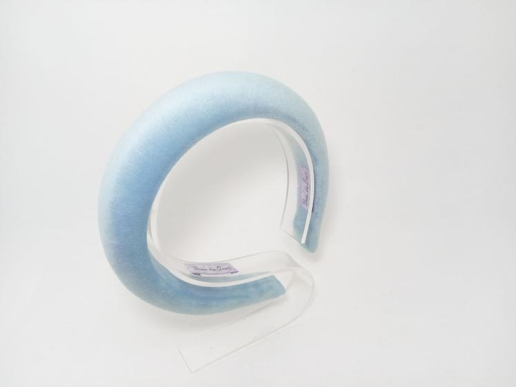 Imagem de Tiara Alta Acolchoada de Veludo Padded Headband