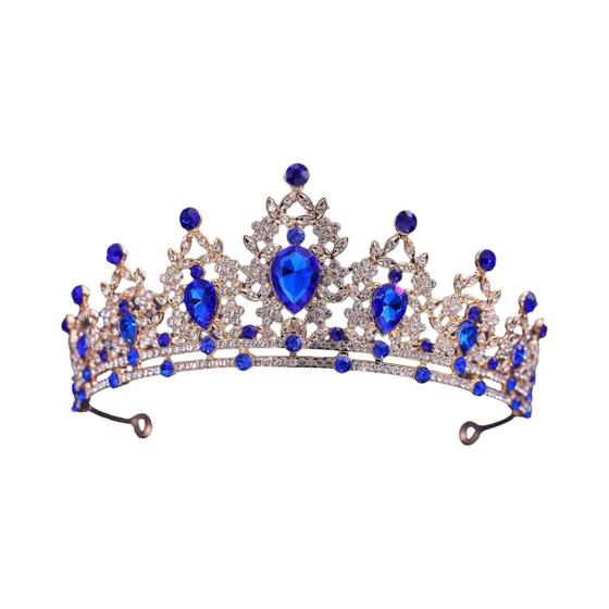 Imagem de Tiara de Noiva com Cristais Prateados - Acessório de Cabelo para Casamento