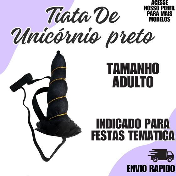 Imagem de Tiara Fita Unicornio C/1 Unidades Decorçao Fantasia