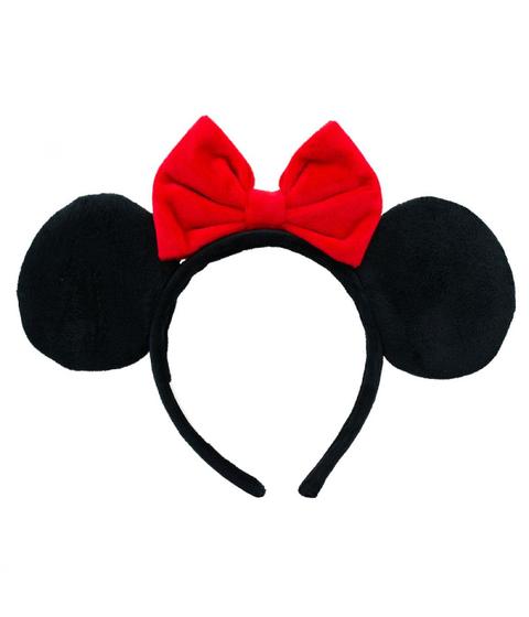 Imagem de Tiara Laço Vermelho Orelhas Pretas Minnie Disney