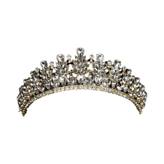 Corona Di Tiara Di Buon Compleanno Con Strass Di Cristallo E - Foto 8