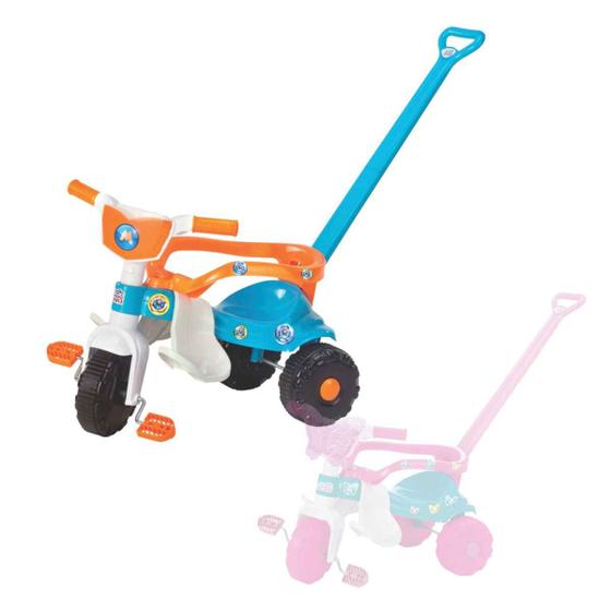 Imagem de Tico Tico Fly Butterfly Magic Toys Triciclo Com Haste E Alça De Proteção Crianças Bebês +12 Meses