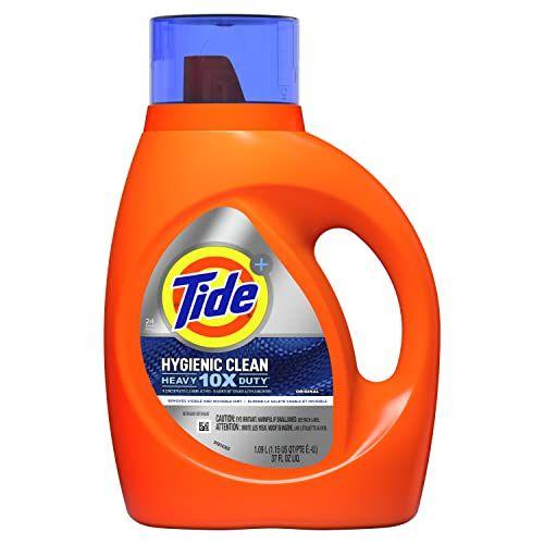 Imagem de Tide Hygienic Clean Heavy 10X Duty Detergente em Pó Sabonete Líquido, Aroma Original, 37 Fl Oz, 24 Cargas, Ele Compatível