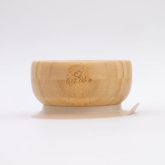 Imagem de Tigela Bowl Infantil De Bambu Com Ventosa Petit Piá