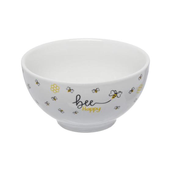 Imagem de Tigela Bowl para Cereal Sopa Caldos Sopeira Porcelana Abelha