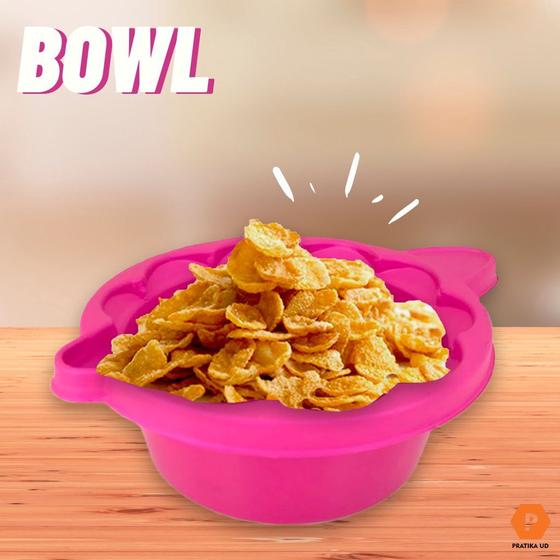 Imagem de Tigela Bowl Pote Plástico com Alça - 350ml