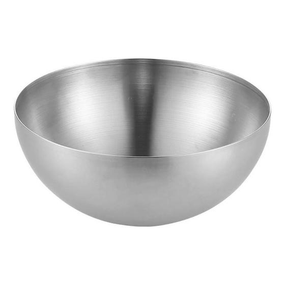 Imagem de Tigela de Salada de Aço Inoxidável - Design Coreano Multiuso