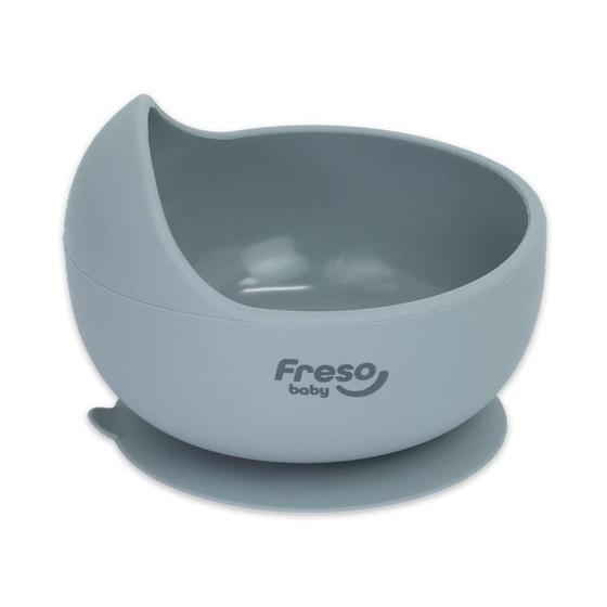 Imagem de Tigela De Silicone Com Ventosa Freso Baby - Cinza