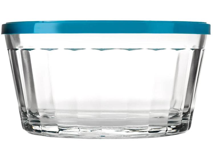 Tigela de Vidro com Tampa 600ml Redonda Nadir – Americana