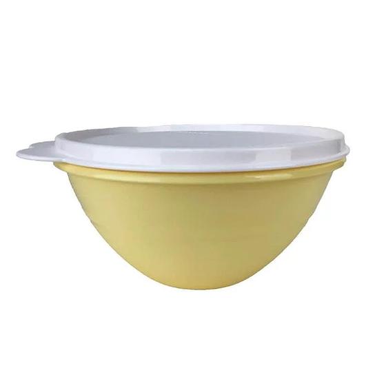 Imagem de Tigela Maravilhosa Tupperware Amarelo com tampa Branca 500ml