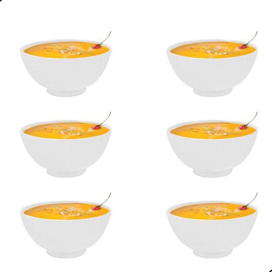 Imagem de Tigela Melamina Para Caldo Sobremesa Sopa Combuca Açai 6 Unidades