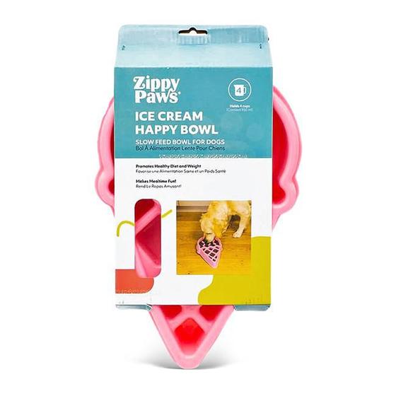 Imagem de Tigela para Cães - Comedouro Lento - Happy Bowl - ICE CREAM