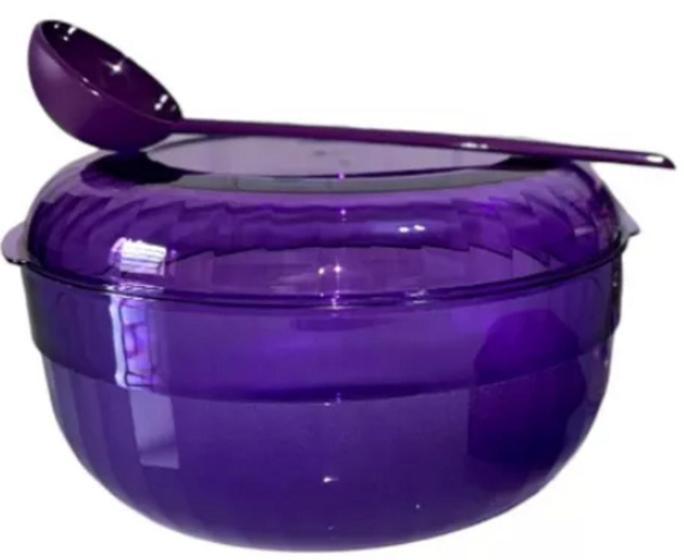Imagem de Tigela Premier 6 litros + Concha Policarbonato Roxa Tupperware