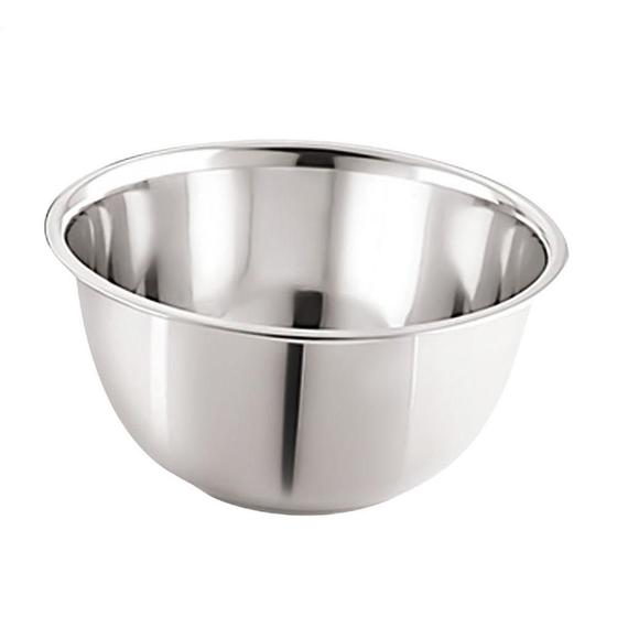 Imagem de Tigela Redonda Aço Inox - 2400 Ml - 23 X 10 Cm