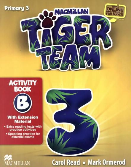 Imagem de Tiger team 3b activity book with progress journal - MACMILLAN BR