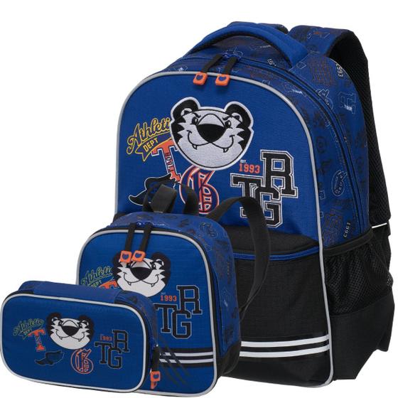 Imagem de TIGOR VARSITY - Mochila Costas + Lancheira + Estojo Box