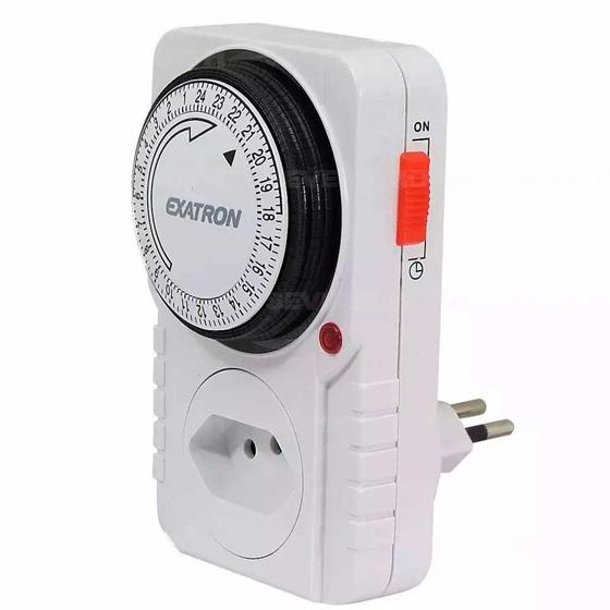 Imagem de Timer Analogico Temporizador Bivolt 96 Progr. Exatron 2000w