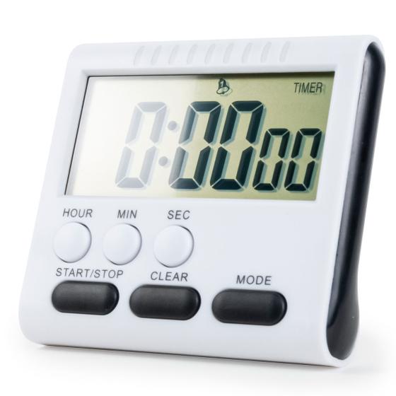 Imagem de Timer De Cozinha Temporizador Relógio Cronômetro LCD Com Imã