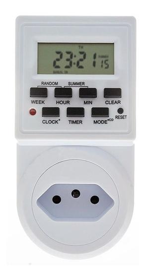 Timer Digital Bivolt Temporizador 9 Programas Liga e Desliga Menor preço em Timer Digital Bivolt Temporizador 9 Programas Liga e Desliga