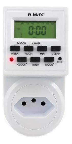 TIMER DIGITAL E TEMPORIZADOR LCD PROGRAMÁVEL TOMADA ENERGIA BIVOLT 2200W 10ª COM RELÓGIO Menor preço em TIMER DIGITAL E TEMPORIZADOR LCD PROGRAMÁVEL TOMADA ENERGIA BIVOLT 2200W 10ª COM RELÓGIO