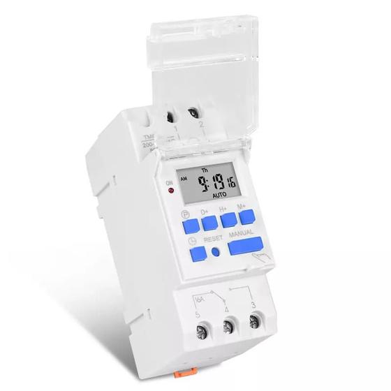 Imagem de Timer Digital Programador Interruptor Tm919-2 220v 16a Din