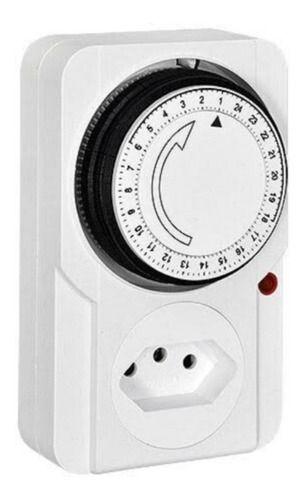Timer Temporizador Analogico Bivolt Programavel Liga Desliga Menor preço em Timer Temporizador Analogico Bivolt Programavel Liga Desliga