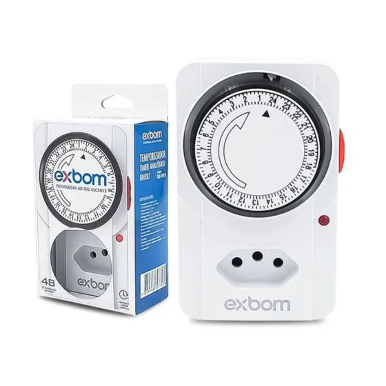 Imagem de Timer Temporizador Bivolt Programável Analógico 