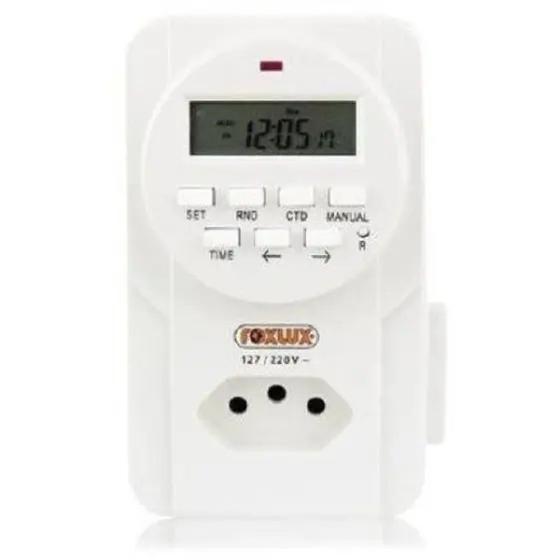 Timer Temporizador Digital Bivolt Foxlux Menor preço em Timer Temporizador Digital Bivolt Foxlux
