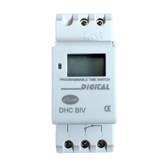 Timer Temporizador Digital Dhc-16a Para Trilho Din - Elcon Menor preço em Timer Temporizador Digital Dhc-16a Para Trilho Din - Elcon