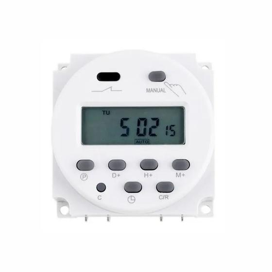 Imagem de Timer Temporizador Digital Lcd 110v 127v 16a 17 Programas