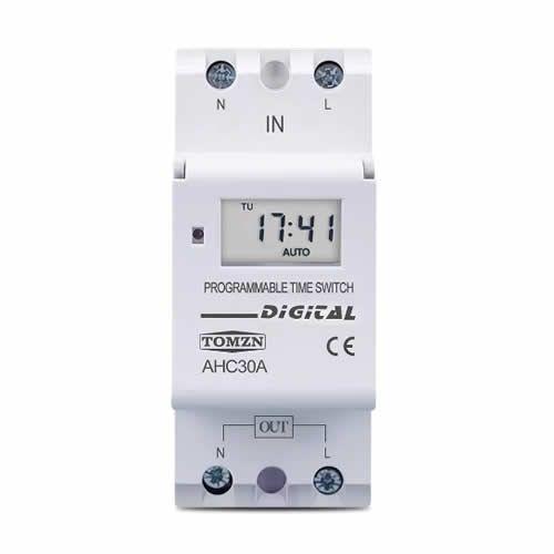 Imagem de Timer Temporizador Digital Programável Tomzn AHC30A - 30A - 220V