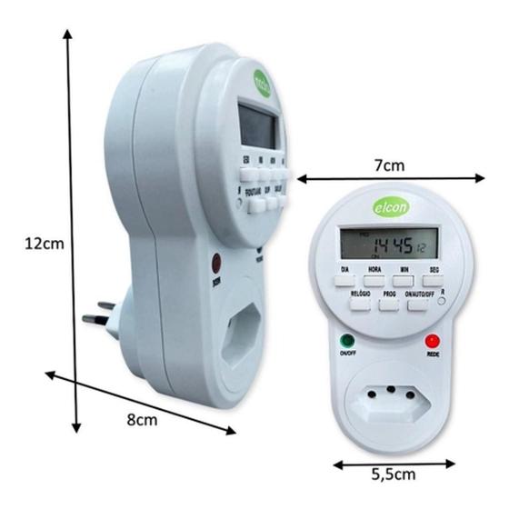 Imagem de Timer Temporizador Digital Te-30 ( Minimo 1 Seg.) 10a Elcon