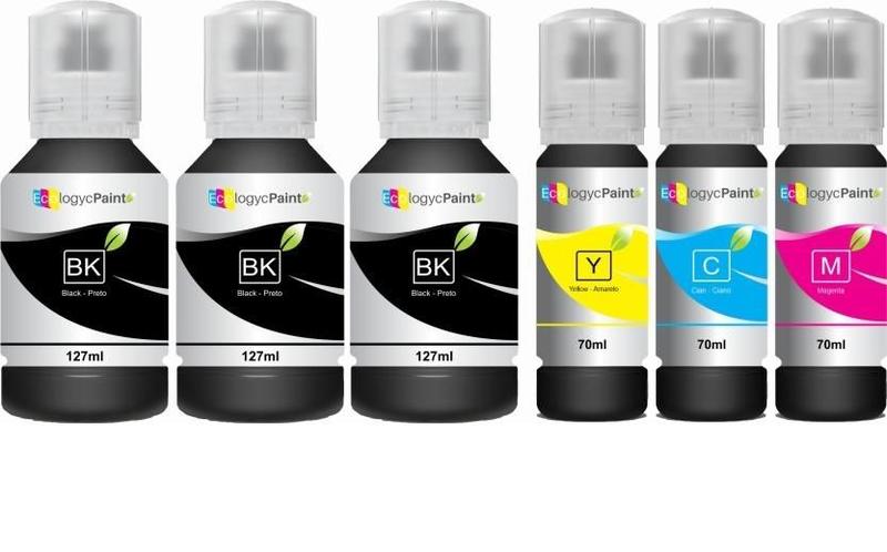 Imagem de Tinta 504 para L4150 L4160 L4260 L6161 L6171 kit 6 tintas compativel 