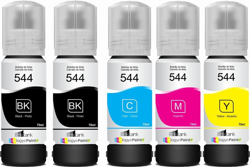 Imagem de TINTA 544 KIT 5T para L3150  L3160  L3210  L3250  L5190