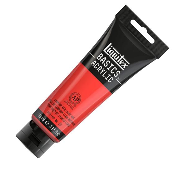 Imagem de Tinta Acrílica 118ml Liquitex Basics 510 Cad Red Light Hue