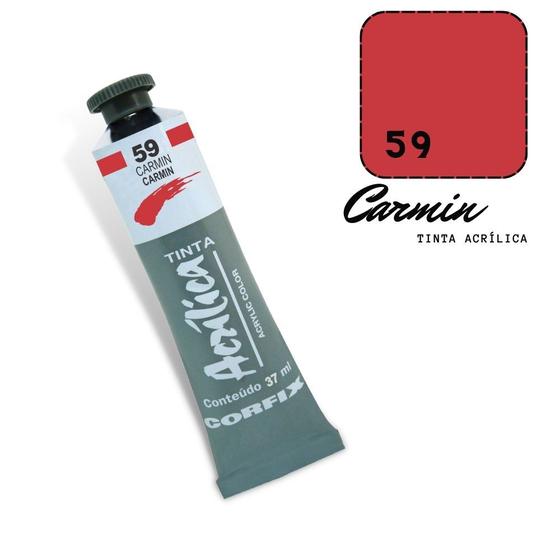 Imagem de Tinta Acrílica 37ml 059 Carmin Corfix